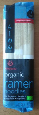 Organic ramen noodles – Hakubaku – 270g