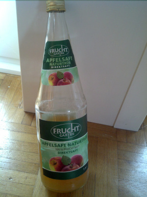 Fruchtgarten Apfelsaft naturtrüb –  – 1 l