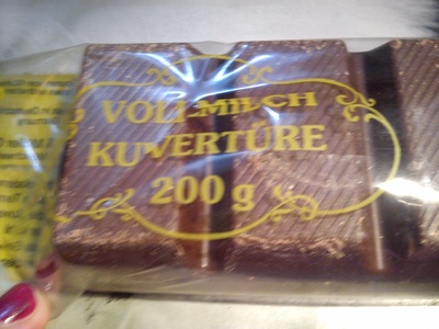 Vollmilch Kuvertüre –  – 200 g