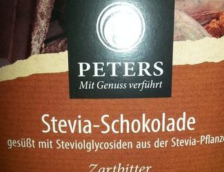 Stevia Schokolade Zartbitter – Peters gmbh – 85g