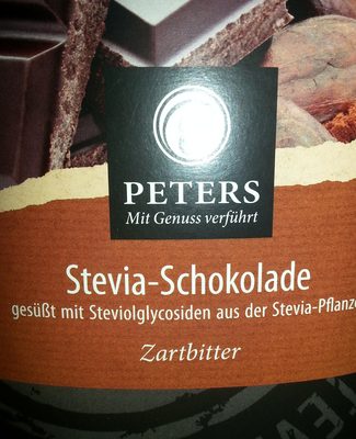 Stevia Schokolade Zartbitter – Peters gmbh – 85g