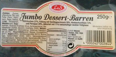 Jumbo Dessert Barren –  –