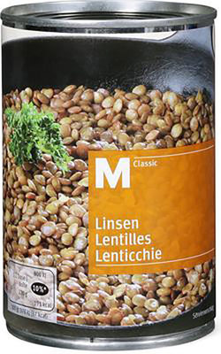 Linsen bereit – Migros,Bischofszell, M Classic – 490g