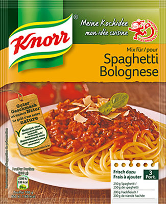 Mix pour Spaghetti Bolognese – Unilever,Knorr – 45 g