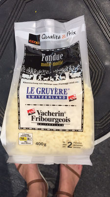 Qualité & Prix – Fondue Moitié-Moitié – COOP – 400 g