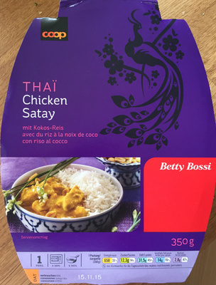 Thaï Chicken Satay – Coop,Betty Bossi – 350 g