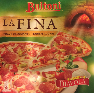 Pizza Diavola piccante – Buitoni,La Fina – 350 g