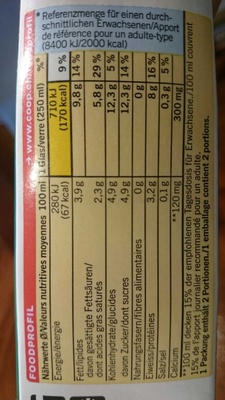 Vollmilch : 3.9% Milchfett – Naturaplan,Coop – 50 cl