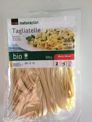 Betty Bossi Tagliatelle blanchiert – Betty Bossy, coop naturaplan – 300 g