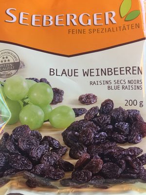 FEINE SPEZIALITATEN BLAUE WEINBEEREN – Seeberger – 200 g
