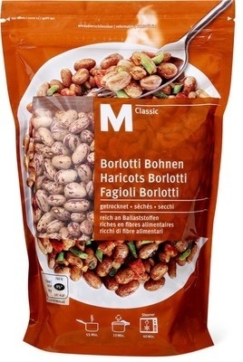Borlotti Bohnen – M-Classic,Migros – 500 g
