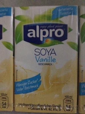 Soya goût vanille – alpro – 3x250mL