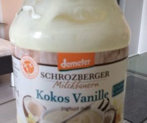 Kokos vanille joghurt mild – Schrozberger – 500 gr