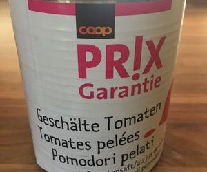 Tomates pelées – Coop prix garantie – 800 g