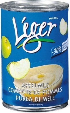 Compote de pommes – Léger,Migros – 430 g