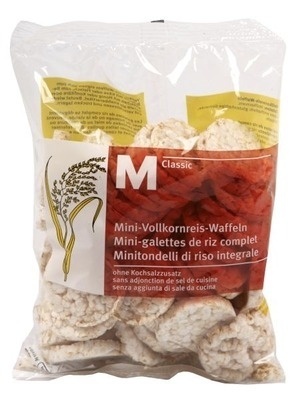 Mini galettes riz complet – M-Classic,Migros – 100 g