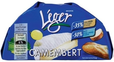 Camembert – Léger,Migros – 125 g