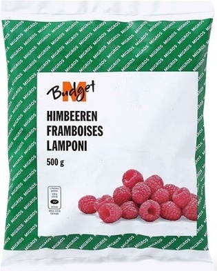 Framboises – M-Budget,Migros – 500 g