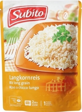 Langkornreis – Subito,Migros – 250 g