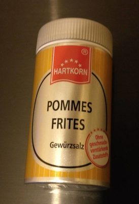 Pommes Frites Gewürzsalz – Hartkorn – 50 g