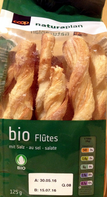 Flûtes Mit Salz – Naturaplan,Coop, Coop naturaplan – 125 g