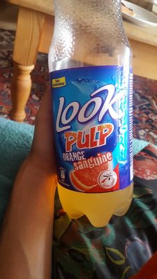 Pulp, Boisson Gazéifiée Au Jus De Fruits, à L’orange Sanguine Et Au Guarana, La Bouteille, – Look – 1,5L