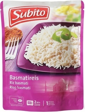 Riz basmati – Subito,Migros – 250 g