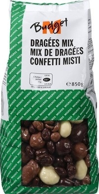 Mix de dragées  – M-Budget,Migros – 850 g