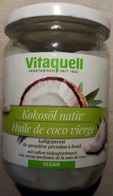 Huile de coco vierge – Vitaquell – 400 g