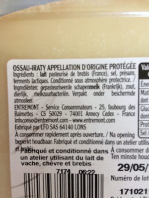 Ossau Iraty – Entremont –