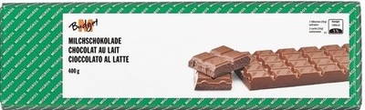 Chocolat au lait  – M-Budget,Migros – 400 g