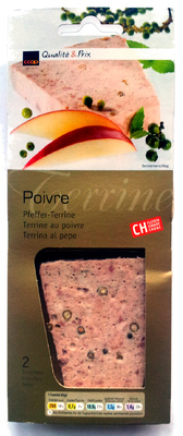 Terrine au poivre – Qualité & Prix – 2 tranches