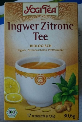 Ingwer Zitrone – yogi tea – 30,6 g