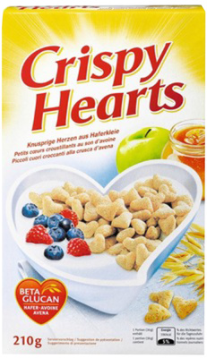 Crispy hearts – Migros – 210 g