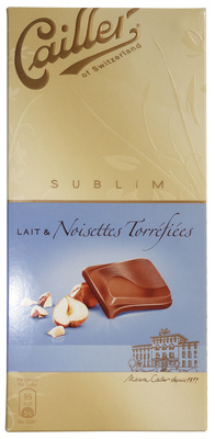 Cailler Sublim Lait & Noisettes Torréfiées – Cailler,Nestlé – 100 g
