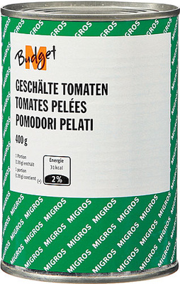 Geschälte Tomaten – M Budget – 400 g