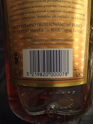 Martell Cognac – Martell – 70cl