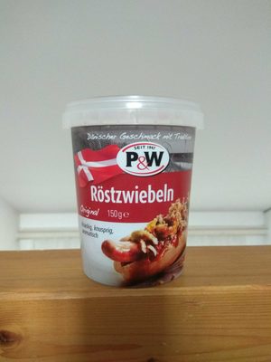 Röstzwiebeln – P&W – 150g